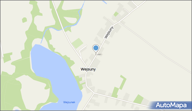 Wejsuny, Wejsuny, mapa Wejsuny