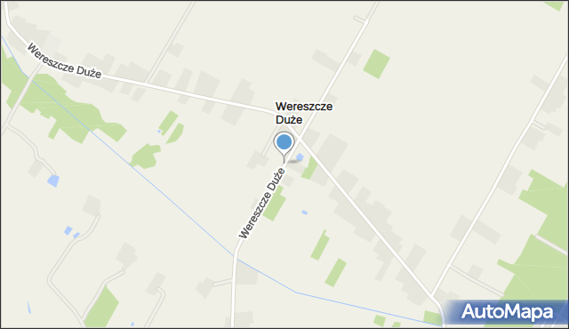 Wereszcze Duże, Wereszcze Duże, mapa Wereszcze Duże