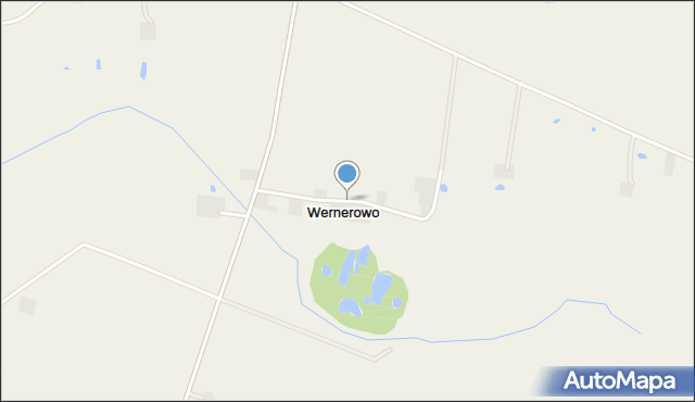 Wernerowo, Wernerowo, mapa Wernerowo