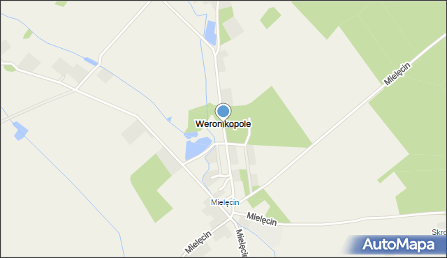 Weronikopole, Weronikopole, mapa Weronikopole