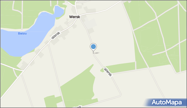 Wersk, Wersk, mapa Wersk
