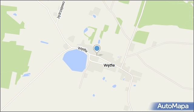 Wętfie, Wętfie, mapa Wętfie