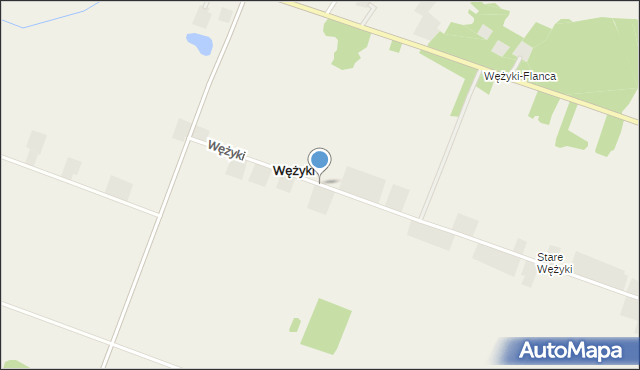 Wężyki, Wężyki, mapa Wężyki