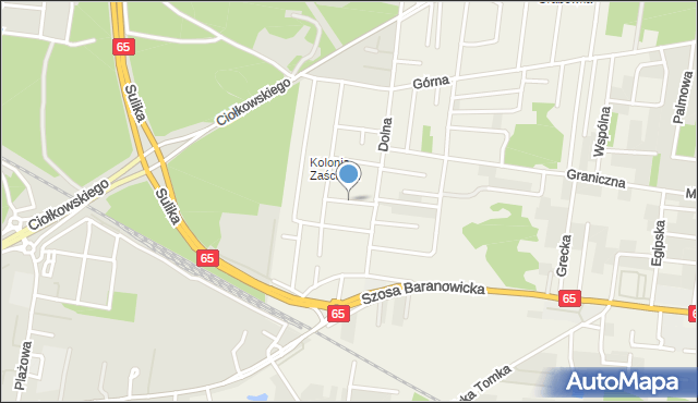 Zaścianki gmina Grabówka, Wesoła, mapa Zaścianki gmina Grabówka