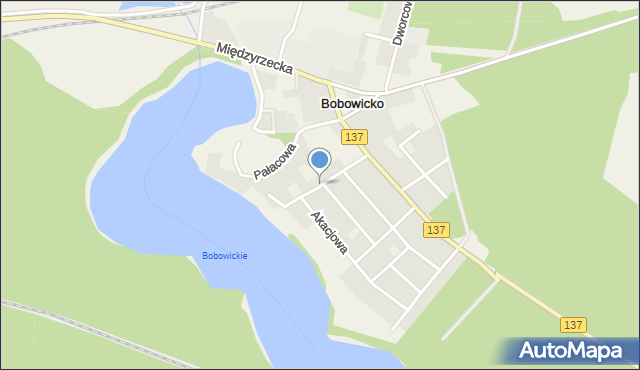 Bobowicko, Wierzbowa, mapa Bobowicko