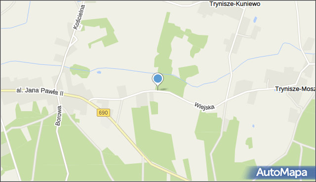 Boguty-Pianki, Wiejska, mapa Boguty-Pianki