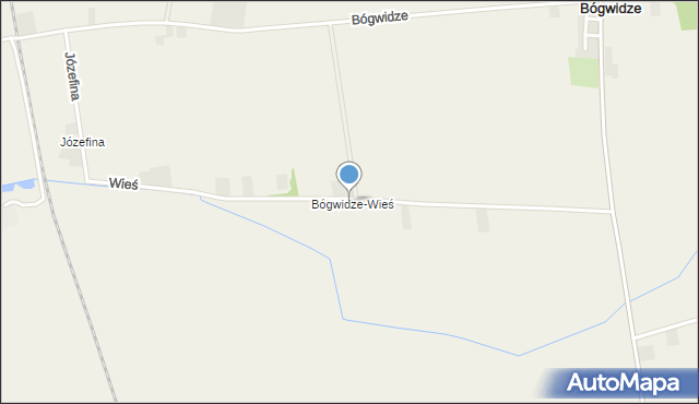 Bógwidze, Wieś, mapa Bógwidze