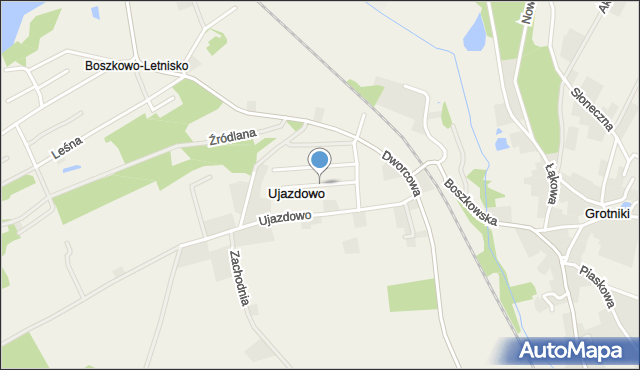 Boszkowo-Letnisko, Wiatraczna, mapa Boszkowo-Letnisko
