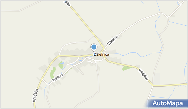 Dzielnica gmina Cisek, Wiejska, mapa Dzielnica gmina Cisek