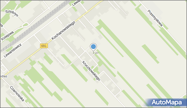 Garbatka-Letnisko, Wiklinowa, mapa Garbatka-Letnisko