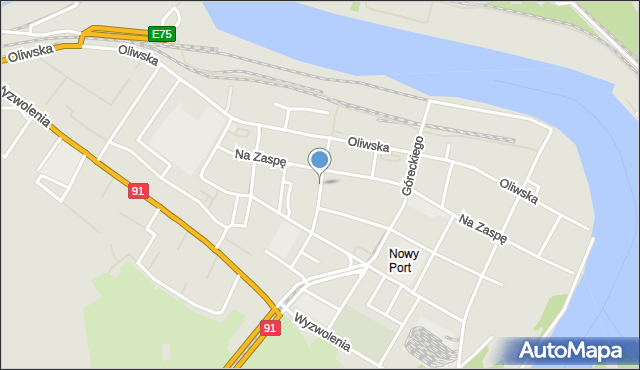 Gdańsk, Wilków Morskich, mapa Gdańska