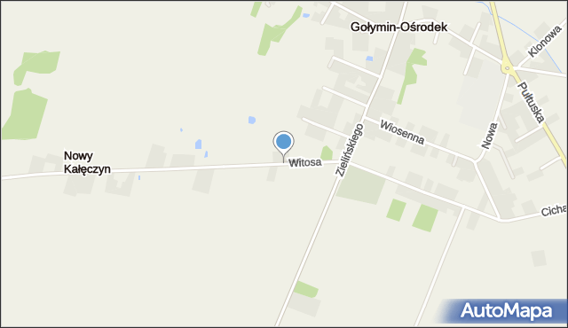 Gołymin-Ośrodek, Witosa Wincentego, mapa Gołymin-Ośrodek