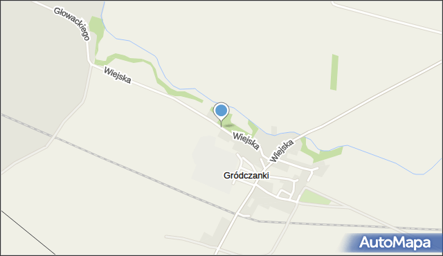 Gródczanki, Wiejska, mapa Gródczanki