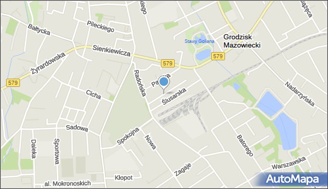 Grodzisk Mazowiecki, Wiewiórki, mapa Grodzisk Mazowiecki