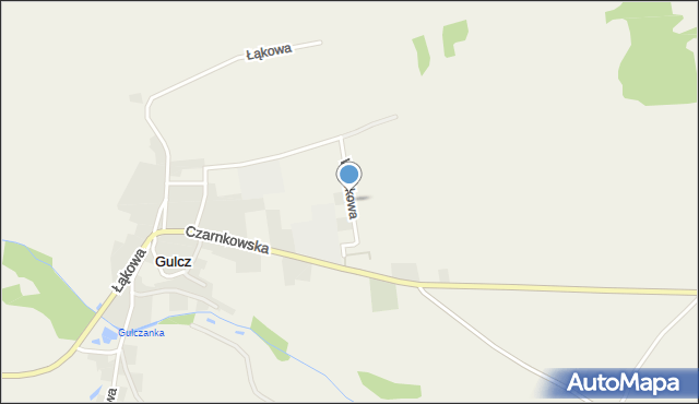 Gulcz, Widokowa, mapa Gulcz