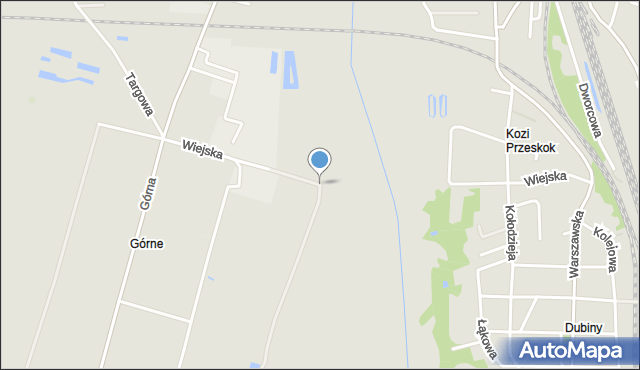 Hajnówka, Wiejska, mapa Hajnówka