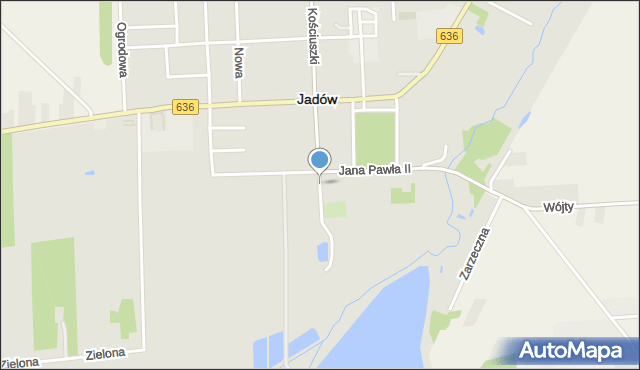 Jadów, Wiśniewskiego Ludwika, dr., mapa Jadów