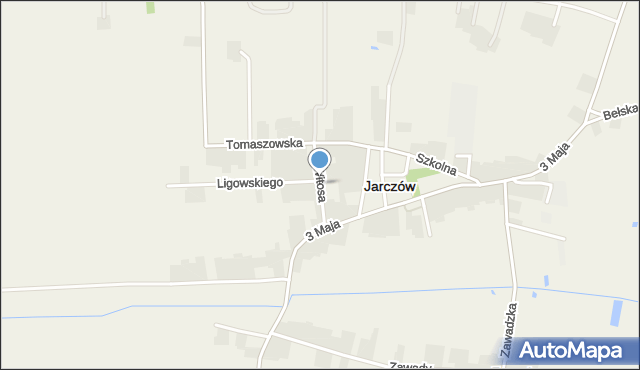 Jarczów, Witosa Wincentego, mapa Jarczów