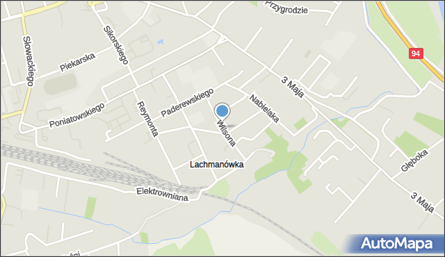 Jarosław, Wilsona Thomasa Woodrowa, mapa Jarosławia