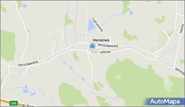 Jelenia Góra, Witosa Wincentego, mapa Jelenia Góra