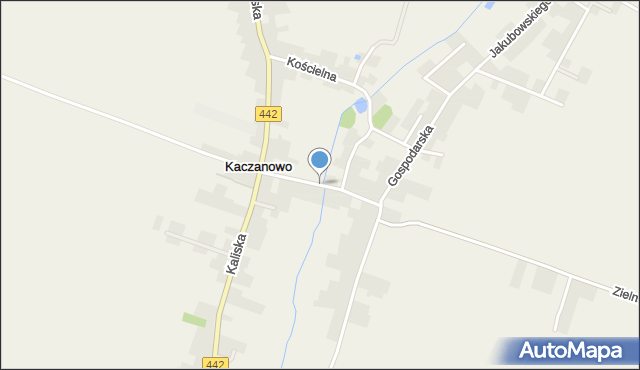Kaczanowo, Wiejska, mapa Kaczanowo