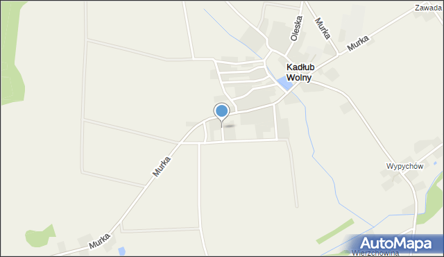 Kadłub Wolny, Wiejska, mapa Kadłub Wolny