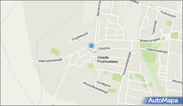 Kępno, Wieniawskiego Henryka, mapa Kępno