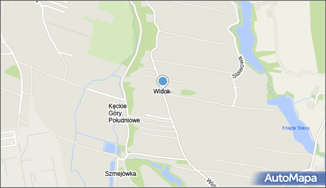 Kęty, Widok, mapa Kęty