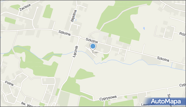 Kicin gmina Czerwonak, Wichrowa, mapa Kicin gmina Czerwonak
