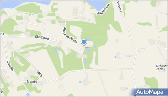 Kielno gmina Szemud, Witkacego, mapa Kielno gmina Szemud
