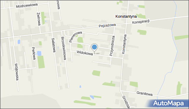 Konstantyna, Widokowa, mapa Konstantyna