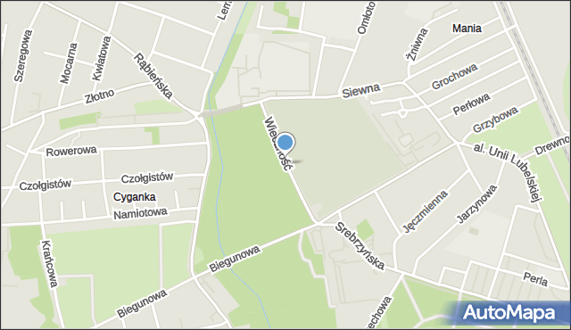 Łódź, Wieczność, mapa Łodzi