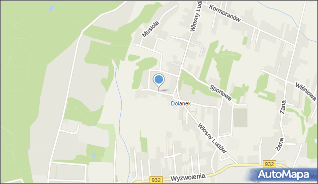 Marklowice, Widokowa, mapa Marklowice
