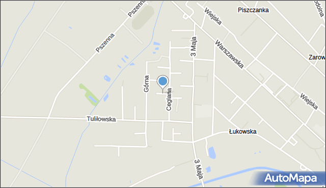 Międzyrzec Podlaski, Widna, mapa Międzyrzec Podlaski