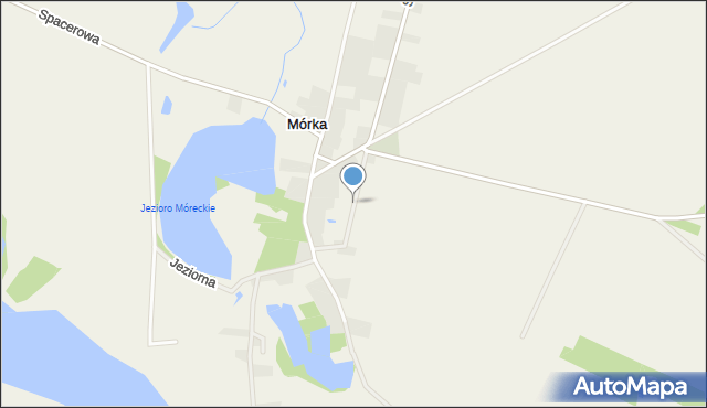 Mórka, Wiatrakowa, mapa Mórka