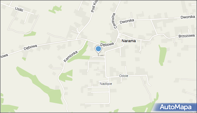 Narama, Widokowa, mapa Narama