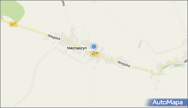 Nieznaszyn, Wiejska, mapa Nieznaszyn