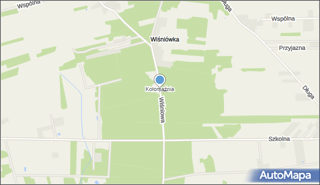 Nowa Pogorzel, Wiśniowa, mapa Nowa Pogorzel