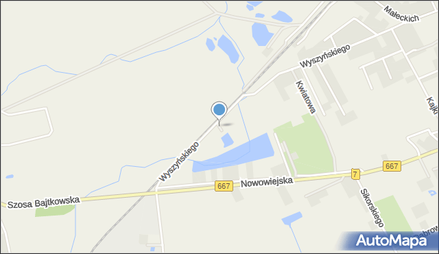 Nowa Wieś Ełcka, Wierzbowa, mapa Nowa Wieś Ełcka