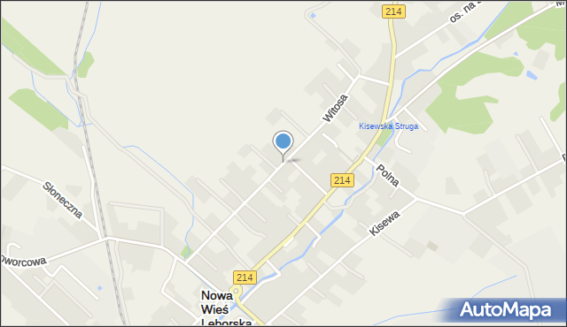 Nowa Wieś Lęborska, Witosa Wincentego, mapa Nowa Wieś Lęborska