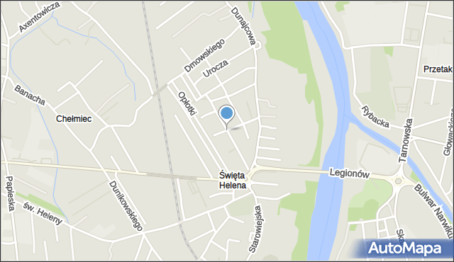 Nowy Sącz, Widok, mapa Nowego Sącza