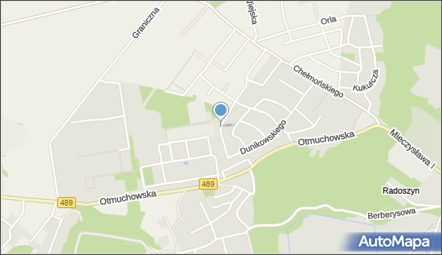 Nysa, Witkiewicza Stanisława Ignacego, mapa Nysy