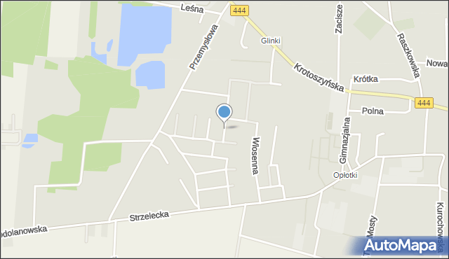 Odolanów powiat ostrowski, Wierzbowa, mapa Odolanów powiat ostrowski