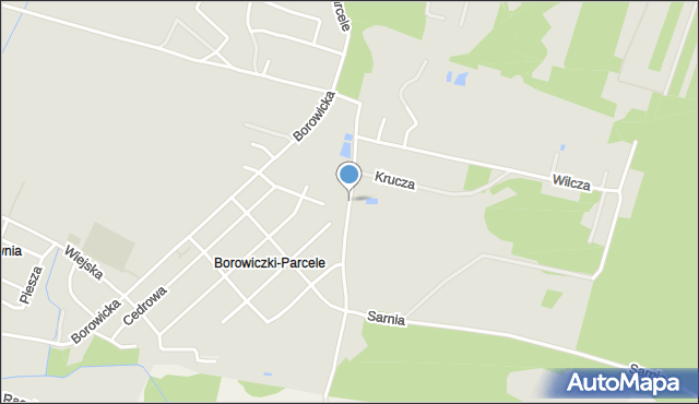 Płock, Wierzbowa, mapa Płock