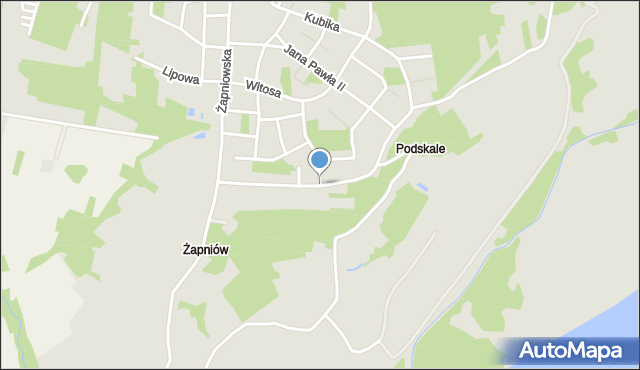 Połaniec powiat staszowski, Widokowa, mapa Połaniec powiat staszowski