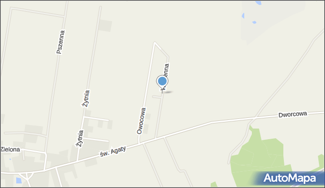 Połchowo gmina Puck, Wiosenna, mapa Połchowo gmina Puck