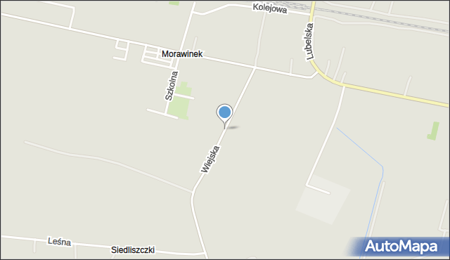 Rejowiec Fabryczny, Wiejska, mapa Rejowiec Fabryczny