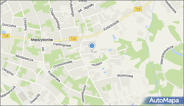 Sade Budy, Wiedeńska, mapa Sade Budy