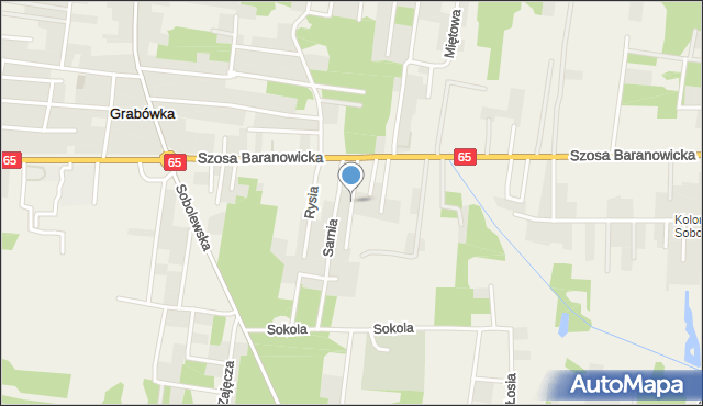 Sobolewo gmina Grabówka, Wilcza, mapa Sobolewo gmina Grabówka