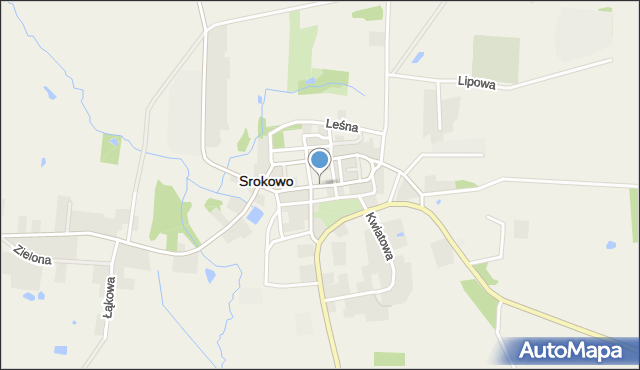 Srokowo, Wileńska, mapa Srokowo